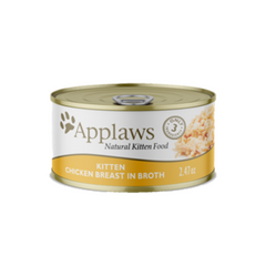 APPLAWS NATURALS - CHICKEN BREAST IN BROTH - KITTEN WET FOOD