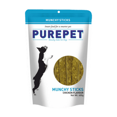 Purepet - Chicken Flavor - Munchy Sticks - Dog Treats