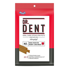 Drools - Dr. Dent - Oral Care Sticks - For Medium & Large Breed Dog