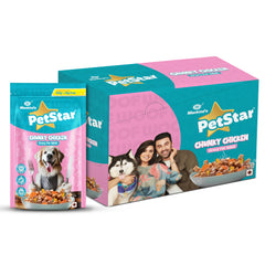 Mankind Petstar Chunky Chicken Gravy Adult Dog Wet Food Pack of 15