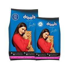 Drools - Mackerel - Adult - Dry Cat Food (3 kgs + 1.2 kgs)