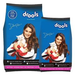 Drools - Ocean Fish - (3Kg + 1.2kg) - Kitten - Dry Cat Food