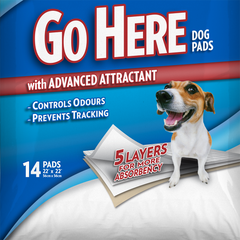 Out - Moisture Lock - Dog Training Pads - 14 Pads