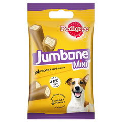 Pedigree Jumbone Mini Treat Chicken & Lamb 160Gm Pack (4 Treats) For Adult Dog