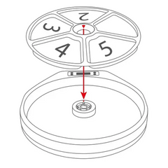 Trixie - TX4+1 Automatic Food Dispenser