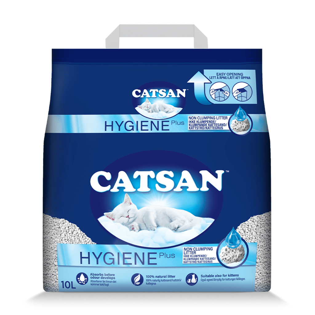 Catsan - Hygiene Plus - Triple Odor Control - 100% Natural - Cat Litter