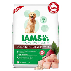  IAMS - Proactive Health for Golden Retriever - 1.5+ Years Premium - Adult Dog Dry Food