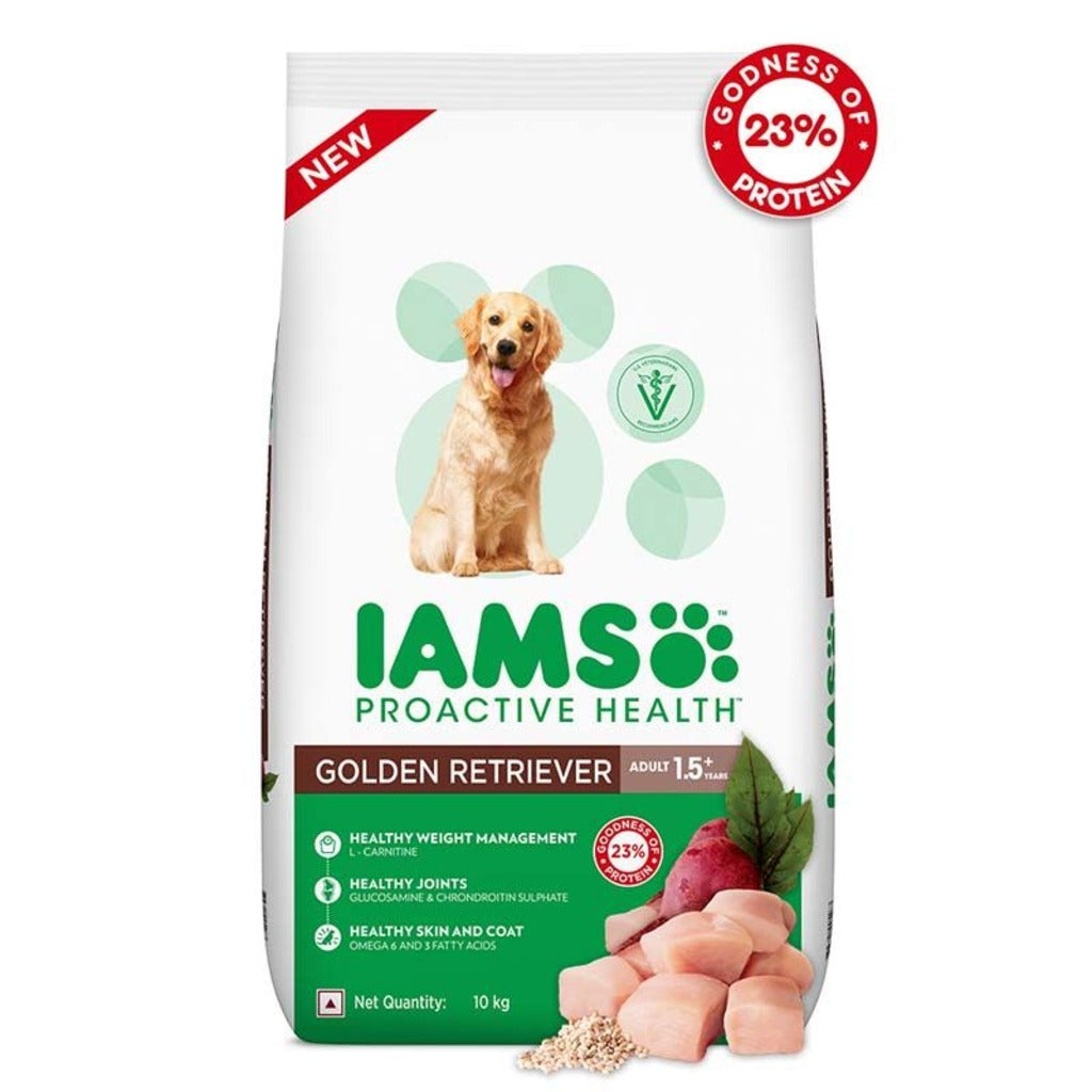  IAMS - Proactive Health for Golden Retriever - 1.5+ Years Premium - Adult Dog Dry Food