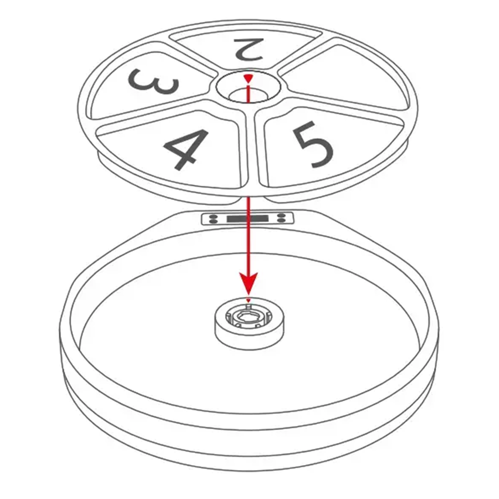 Trixie - TX4+1 Automatic Food Dispenser