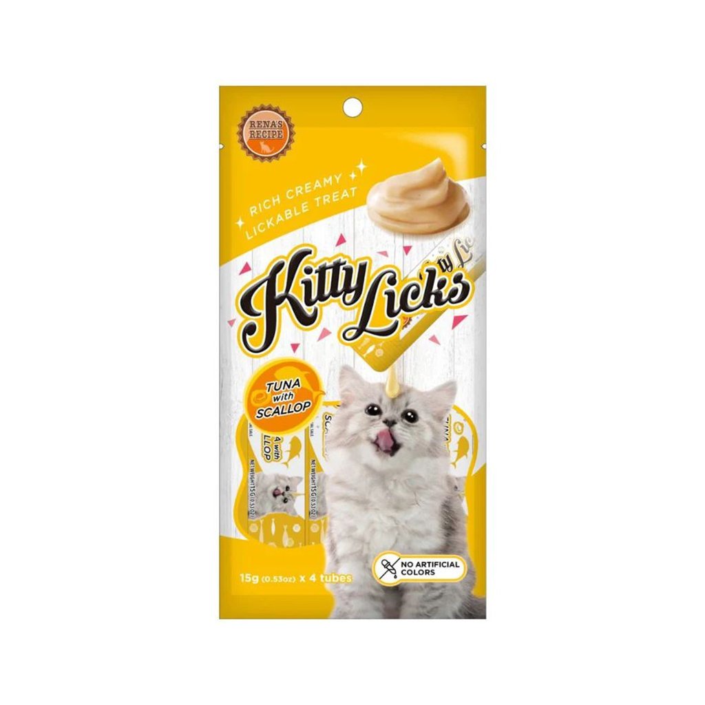 Rena - Kitty Licks - Tuna with Scallop - Cat Treat